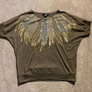 Vintage K.T. Sports graphic top